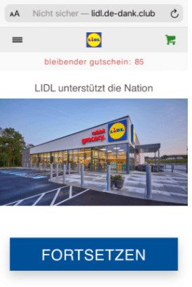 2020-08-13 WhatsApp Kettenbrief Lidl 125 Euro Gutschein 1