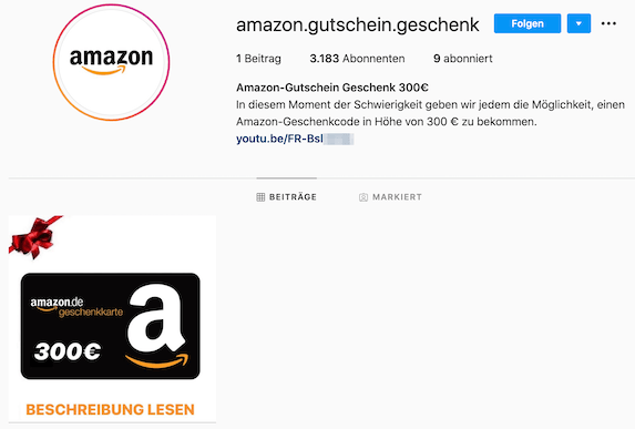 2020-05-04 Amazon Gutschein Insta