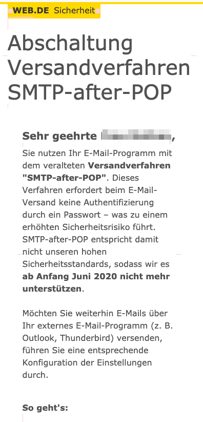 2020-05-06 web-de E-Mail Abschaltung Versandverfahren SMTP-after-POP1