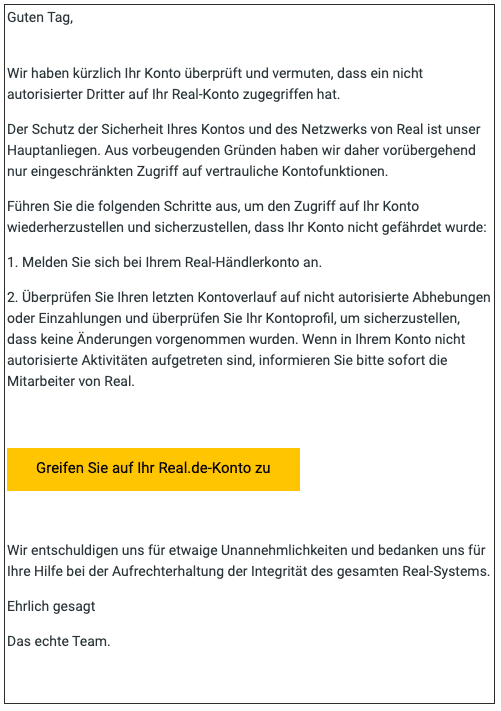 2020-05-13 Real Spam-Mail Sie haben eine 1 neue Benachrichtigung