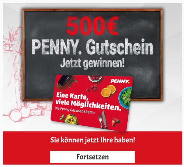 2020-06-05 Penny Gutschein 500 Euro Spam Fake-Mail