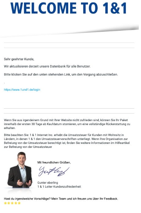 2020-07-01 1und1 IONOS SPam Fake-Mail Neue Nachricht