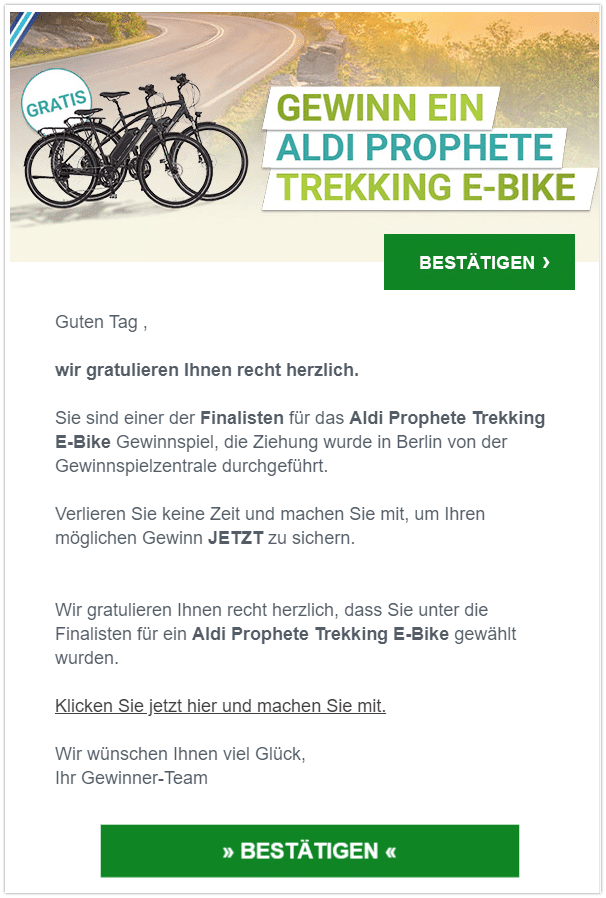 2020-09-08 Aldi E-Bike Gewinnspiel