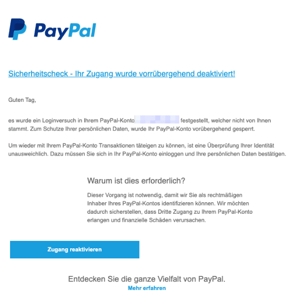 Paypal Konto Reaktivieren Paypal Konto Reaktivieren
