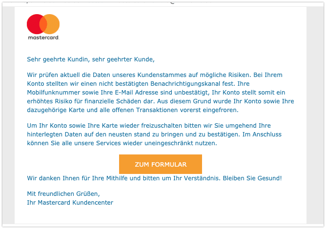 2020-07-29 Mastercard Phishing