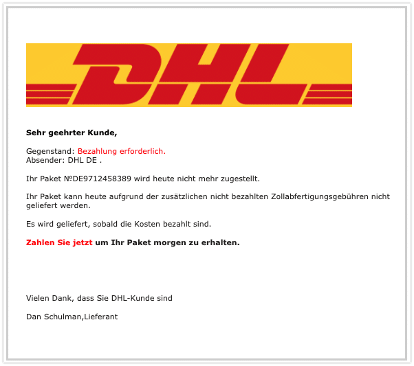 2020-08-03 Abofalle Paket DHL