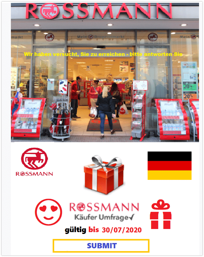 Rossmann Mail Spam