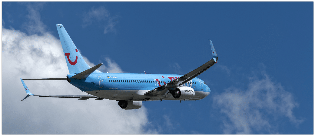 TUI Flugzeug Himmel Urlaub