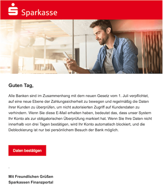 2020-08-11 Phishing Sparkasse