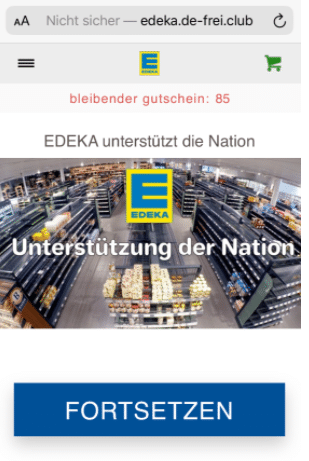 2020-08-13 WhatsApp Kettenbrief Edeka 125 Euro Gutschein 1