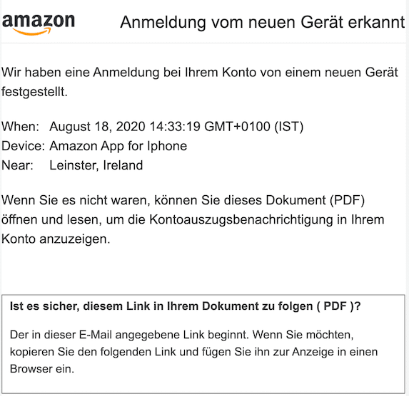 2020-08-21 Amazon Phishing