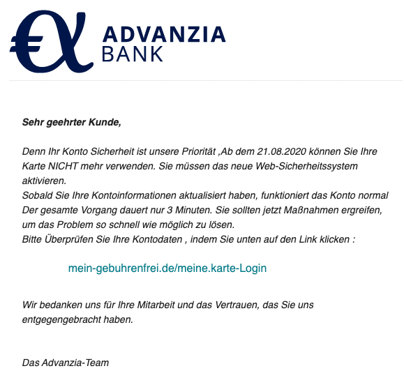 2020-08-24 Advanzia Bank Update heute