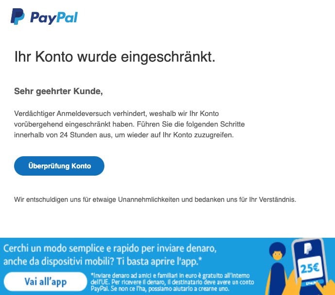 Paypal Benachrichtigung Verifizierung Paypal Benachrichtigung Verifizierung