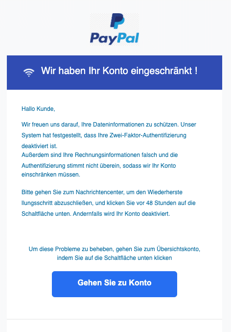 2020-10-12 PayPal Spam Fake-Mail Erfolgreiches Login aus Bangladesch