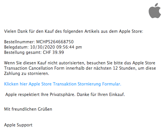 Apple-Phishing aktuell: Diese Spam-Mails stehlen Ihre Daten der Apple ID