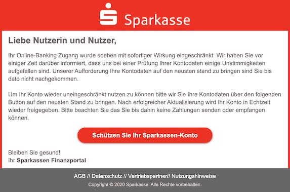 2020-11-23 Sparkasse Phishing