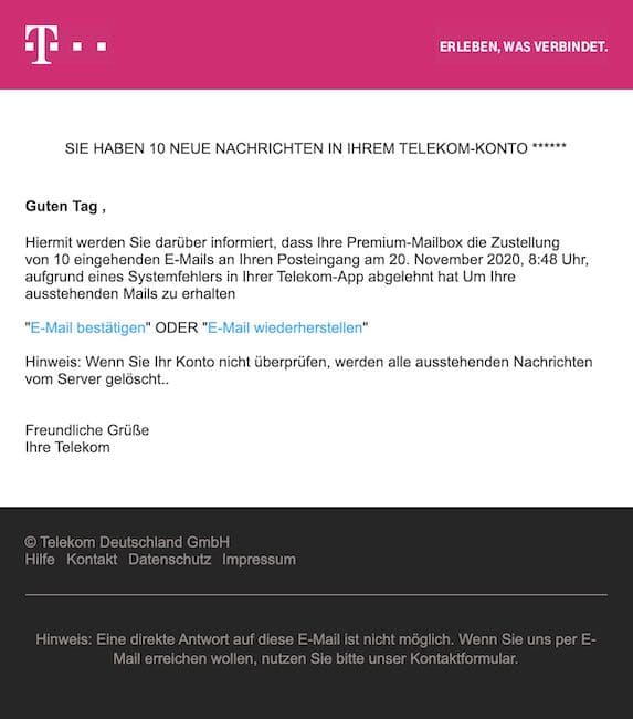 2020-11-23 Telekom Phishing