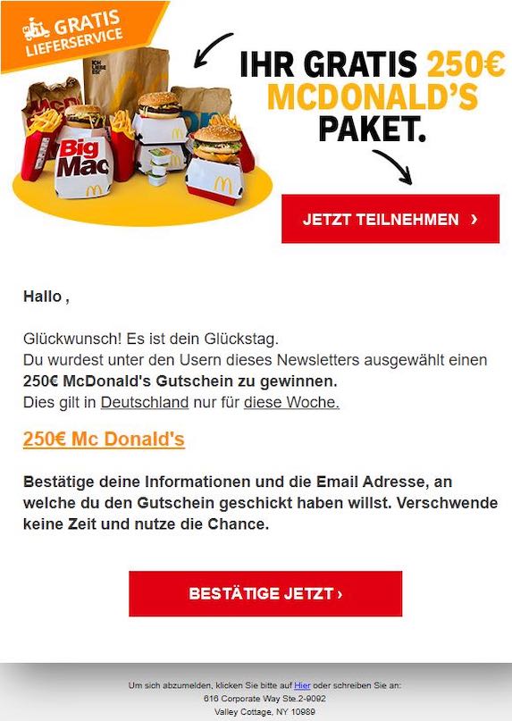 2021-01-05 McDonalds gewinnspiel