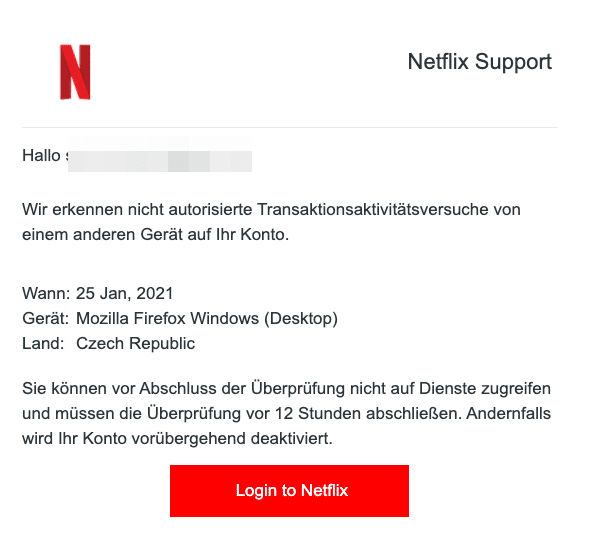 2021-01-25 Netflix Spam Fake-Mail
