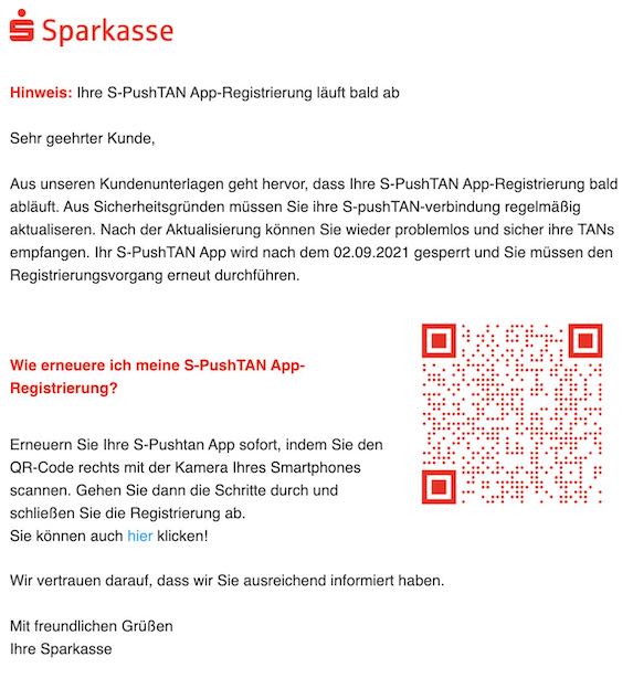 2021-02-09 Sparkasse Phishing