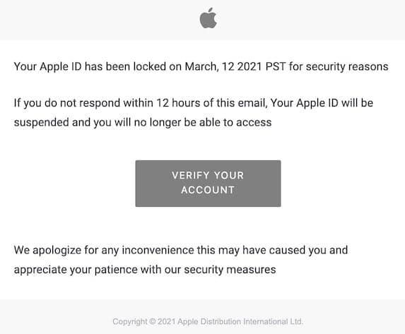 2021-03-13 Apple Phishing