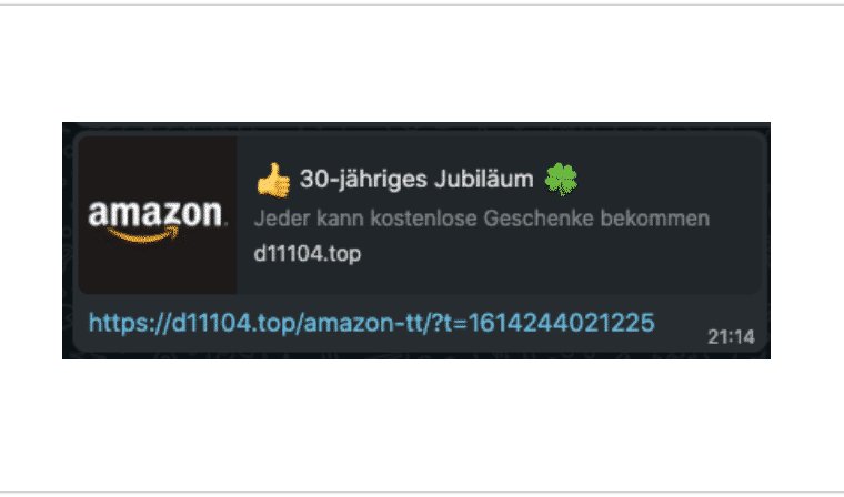 Amazon Gewinnspiel WhatsApp Link Logo