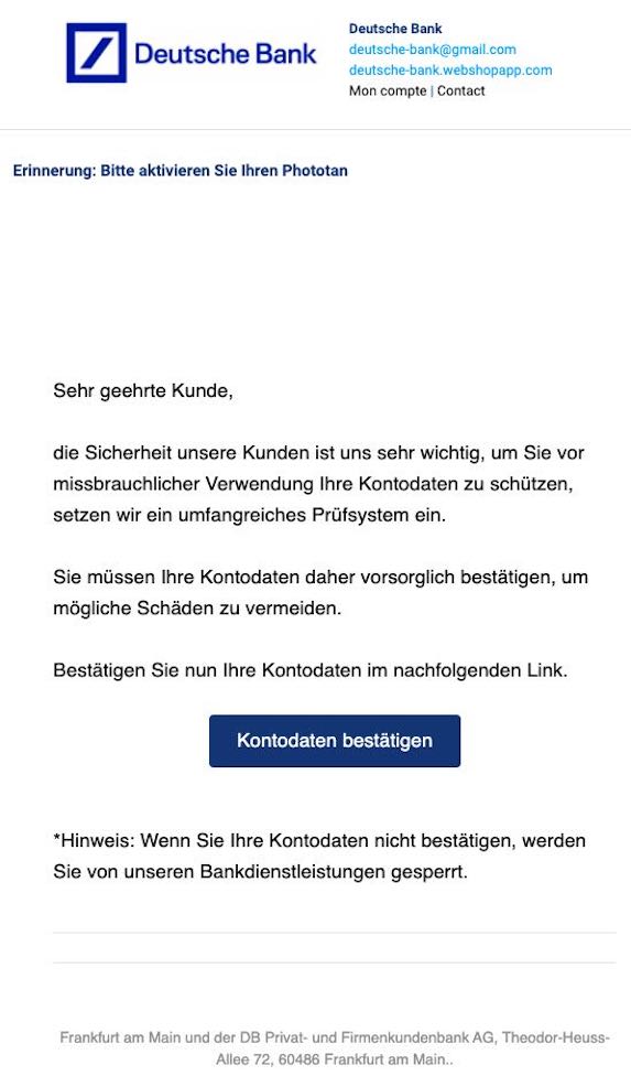 2021-03-23 Deutsche Bank Spam