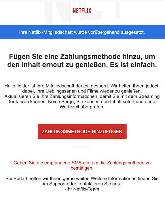 Phishing e-mail: sua conta da Netflix deve ser atualizada - Gatefy