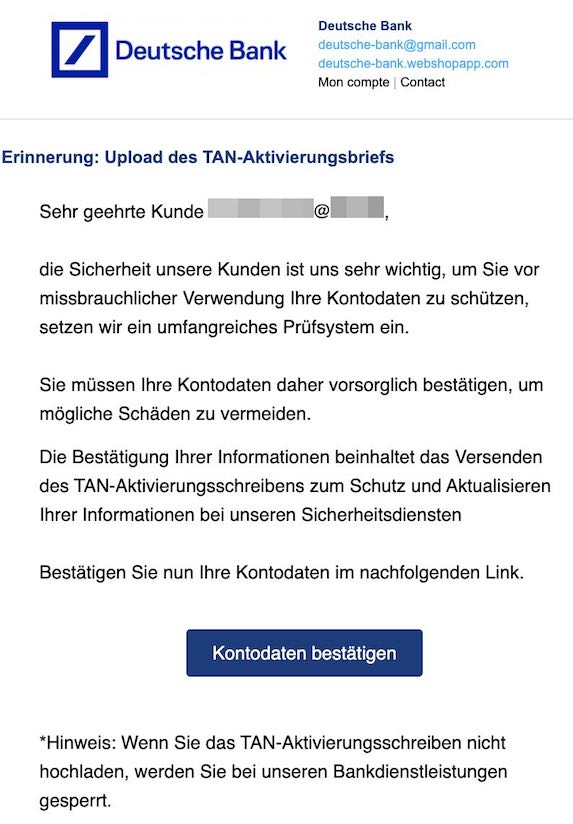 2021-03-27 Deutsche Bank Spam