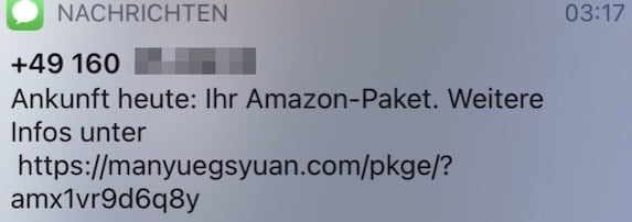 2021-04-08 SMS SPam Amazon