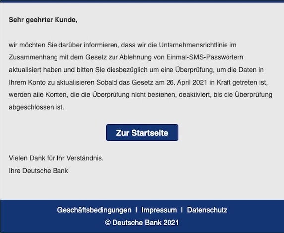 2021-04-26 Deutsche Bank Spam