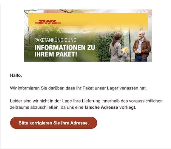 2021-07-20 DHL Spam