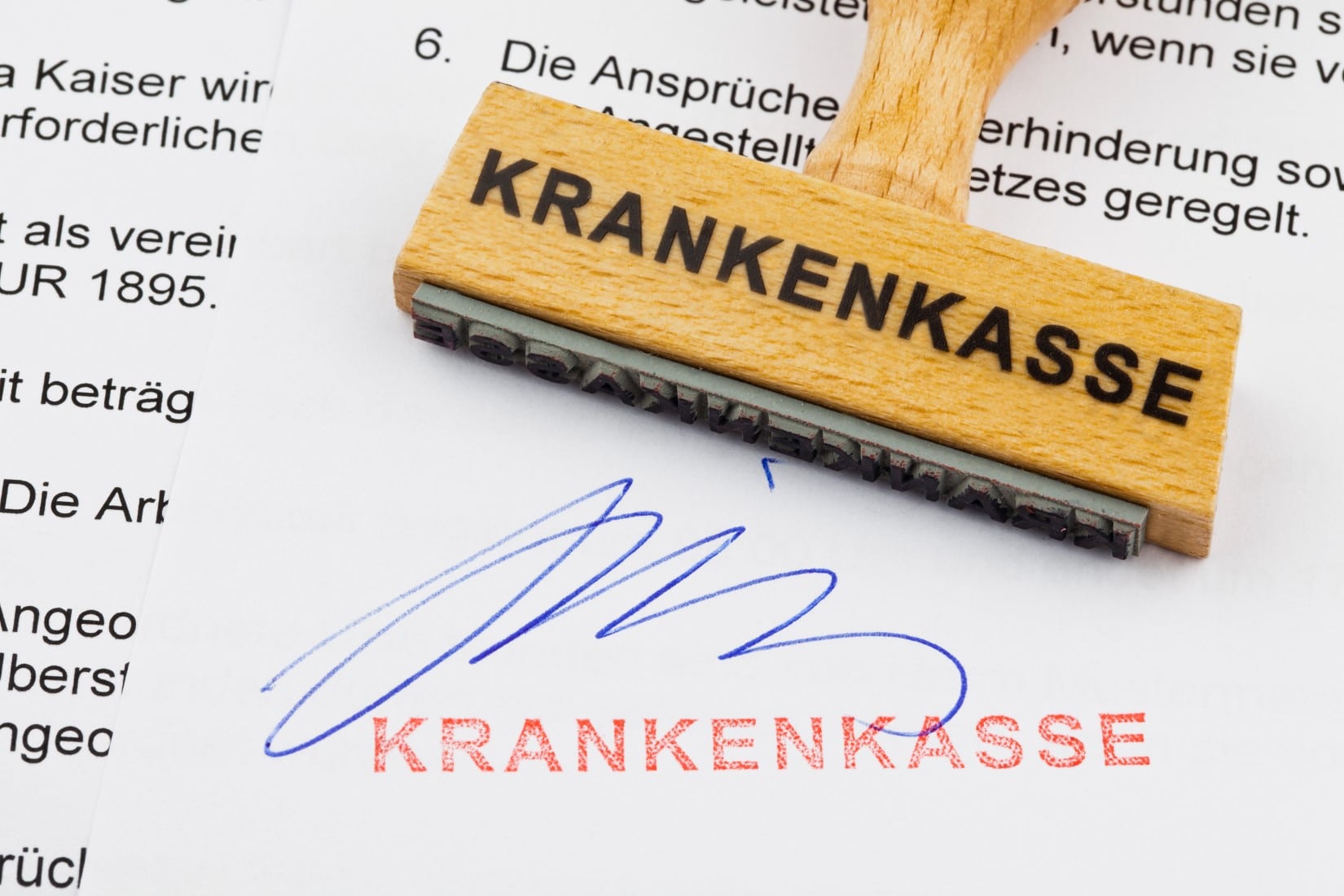 Krankenkassenstempel